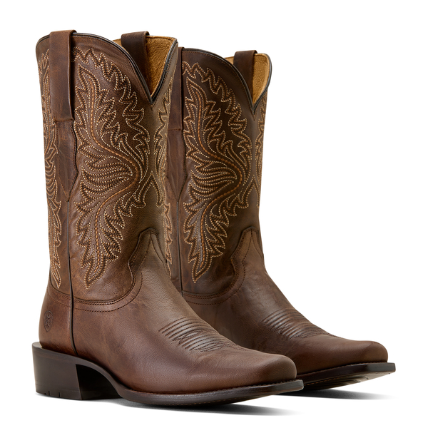 Bottes Ariat Cuir Bottes Western ARIAT Badlands - Cuir - Talon Bloc Bottes Ariat Cuir Bottes Western ARIAT Badlands - Cuir - Talon Bloc