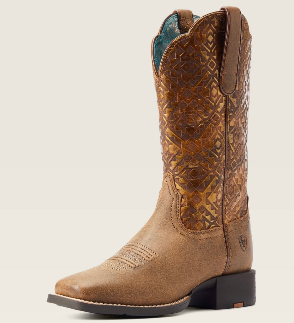 Ariat Bottes Ariat Round up square toe - D&R Boutique équestre inc