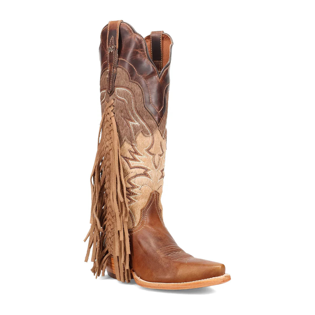 Dan Post Women's Dayla Leather Tan Snip Toe Boot– Jack's Western