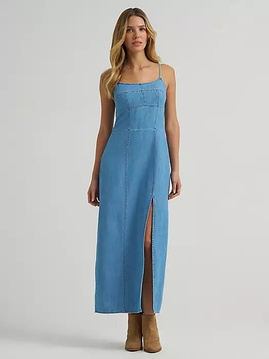 Wrangler Women's Denim Maxi Dress M Wrangler Women's Denim Maxi Dress M