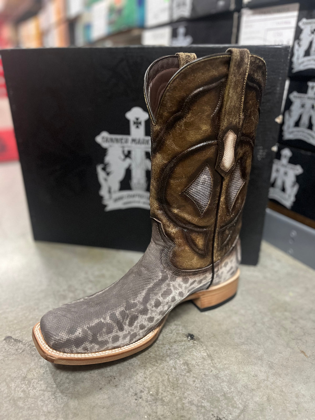 Gray Python Boots Mens Western Boots– Jack’s Western and Outdoor Wear