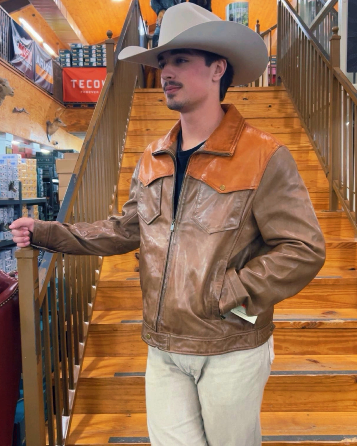 ジャケット・アウター MINEDENIM Rusty Calf Leather Varsity Jac Rusty Calf Leather Varsity Jacket | イエローケーキ | YELLOW CAKE 通販