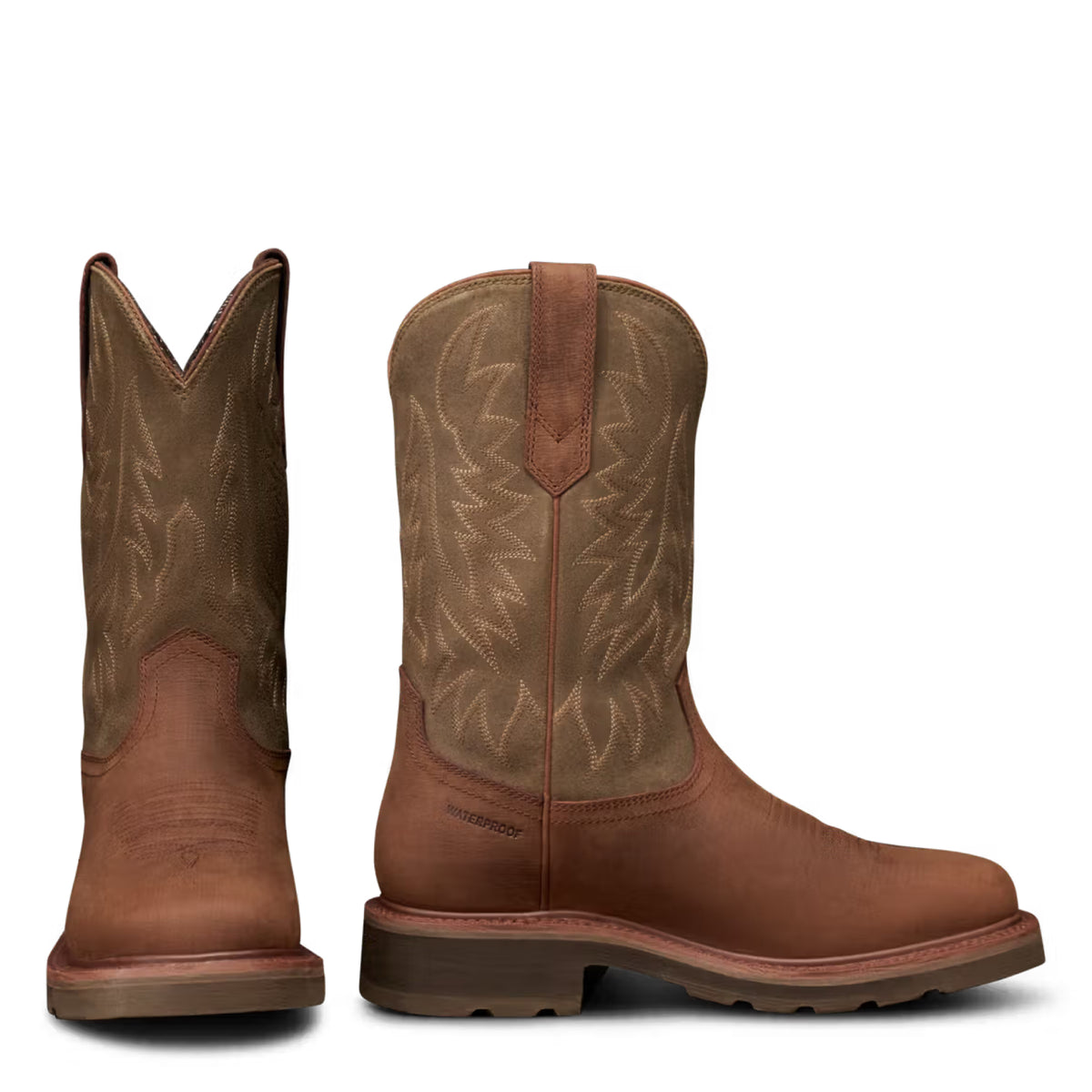 roper boots tecovas waterproof boots Rugged Roper Boots Tecovas Men's Work Boots Tecovas LongHaul Waterproof  Work Boot With Cooling Tech 13 D- Regular