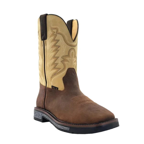 R Watson Men's Cowhide Wide Square 11″ Steel Toe Work Boot– Jack's