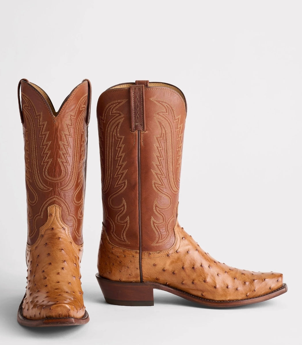 Lucchese Luke FQ Ostrich Men display picture 2