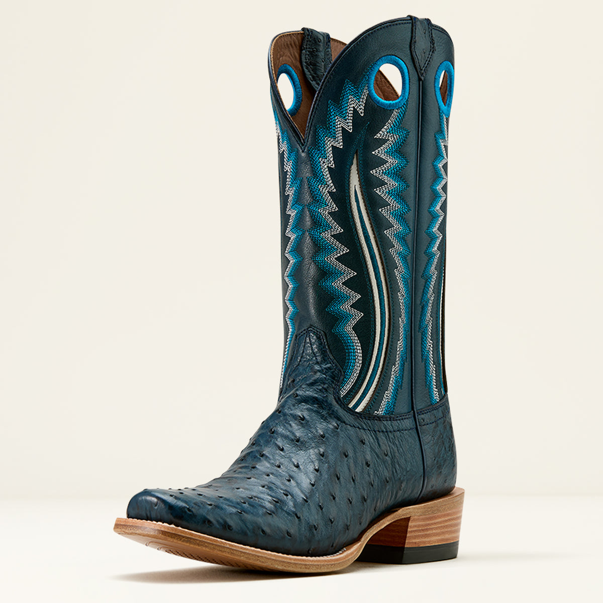 Ariat Futurity Outlaw Blue Quill Ostrich Cowboy Boot– Jack’s Western ...